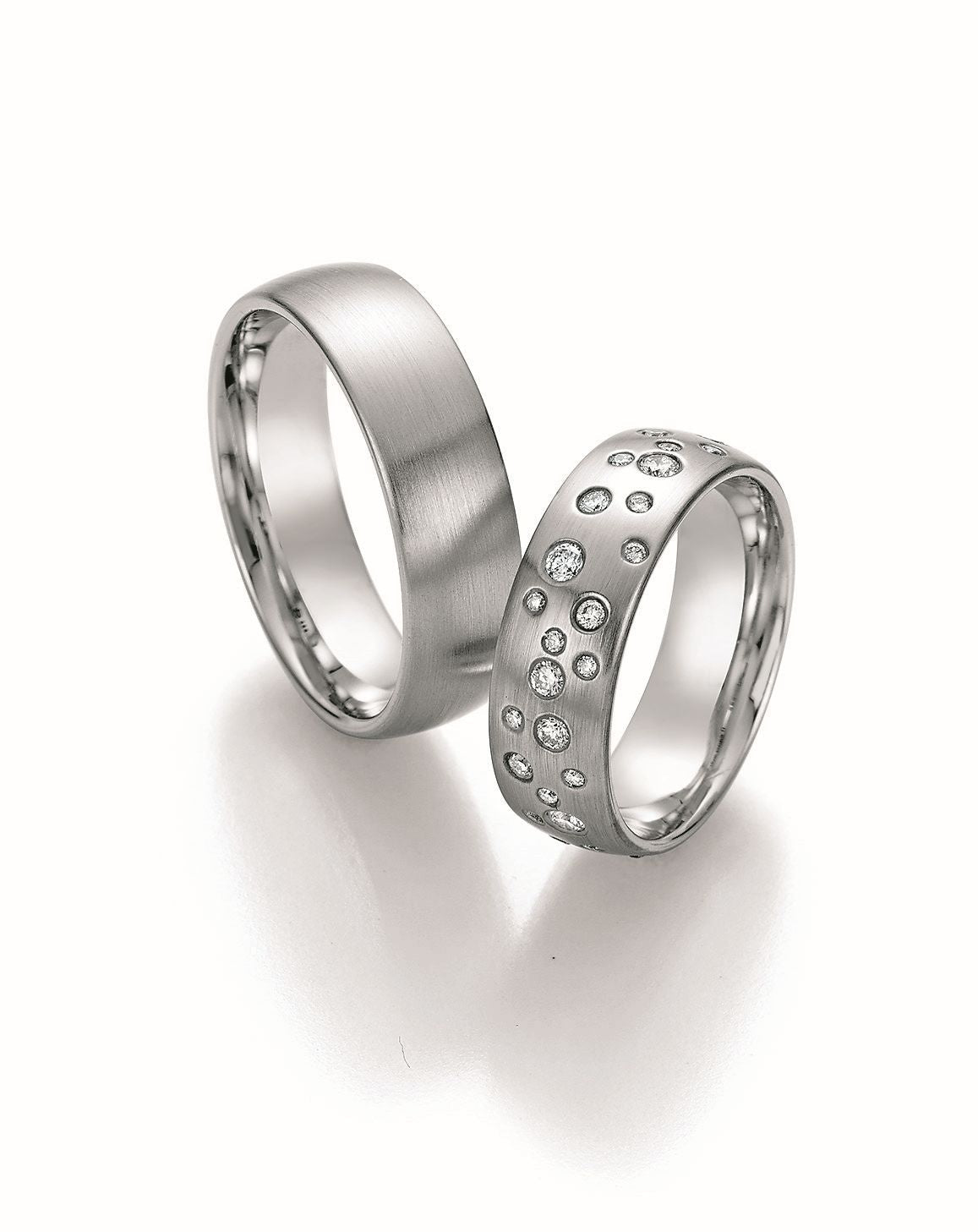 Nowotny Collection Ruesch Trauringe/Eheringe La Bellezza 02/50030-065-02/50040-065