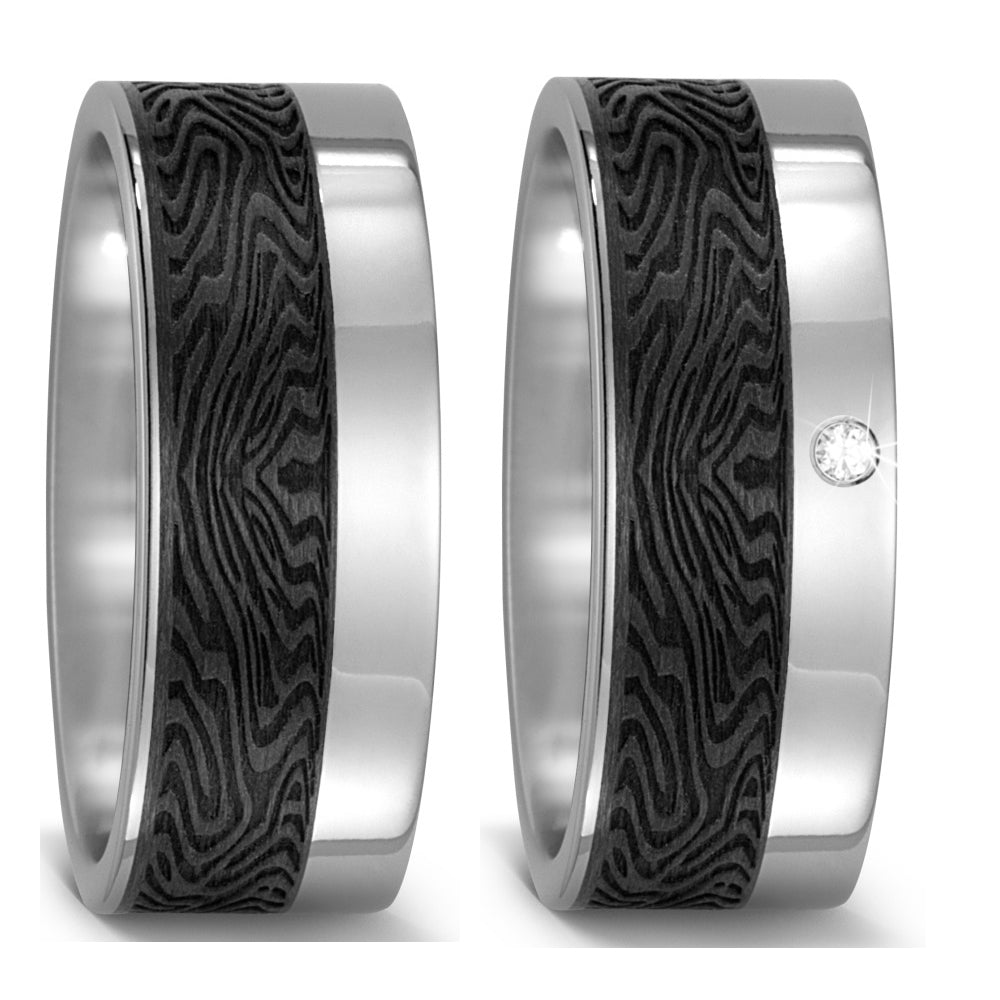 TitanFactory Trauringe/Eheringe 52460/000/002/2050-52460/000/000/2050