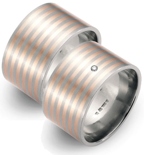 TitanFactory Trauringe/Eheringe 51005-51005B