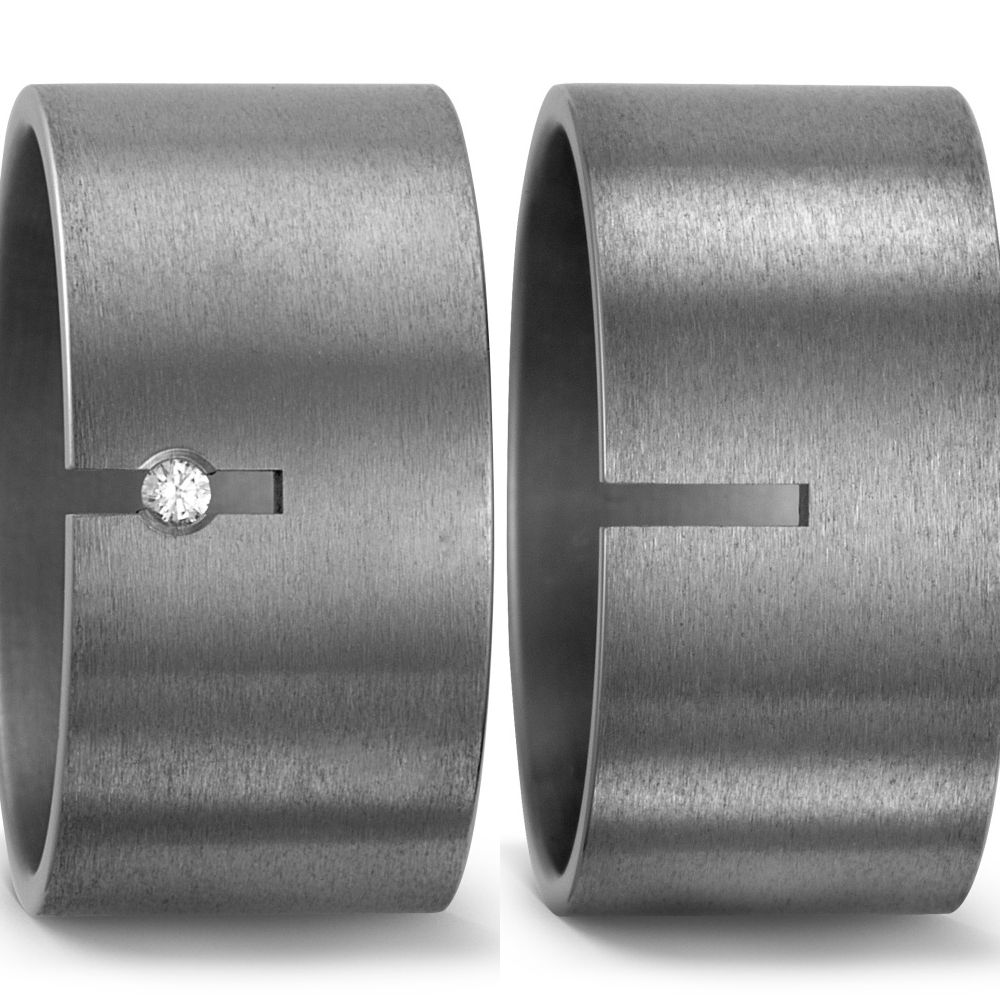 TitanFactory Titan Trauringe/Eheringe 51143/001/002/2000-51143/001/000/2000