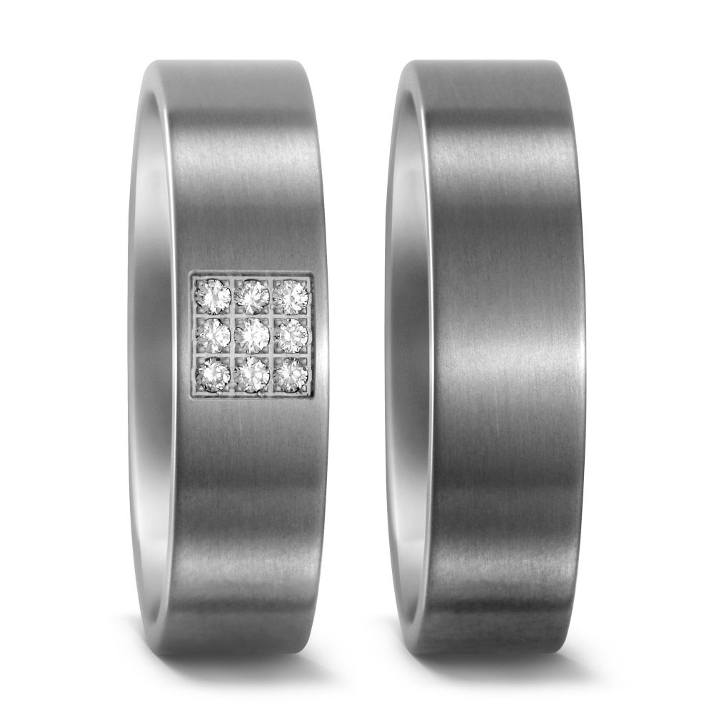 TitanFactory Titan Trauringe/Eheringe 51655/001/009/2000-50972/001/000/2000