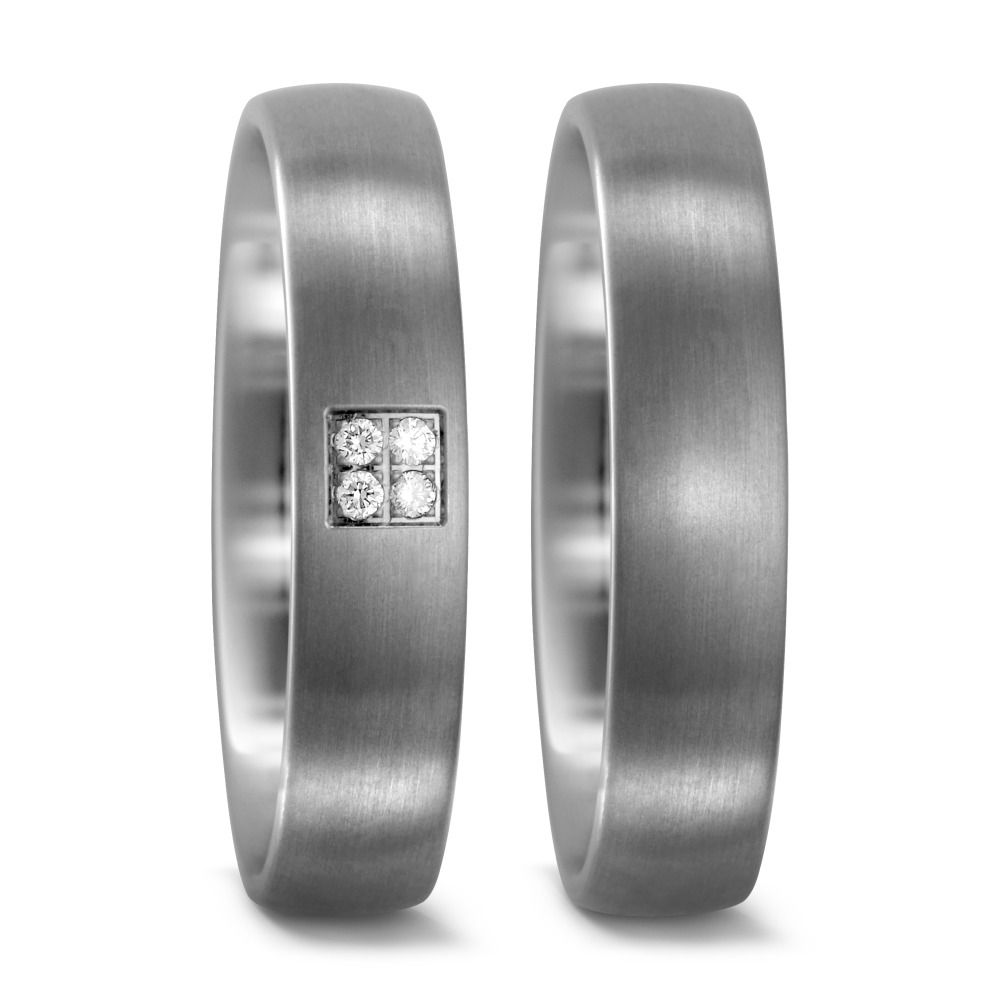 TitanFactory Titan Trauringe/Eheringe 51675/001/004/2000- 51813/001/000/2000