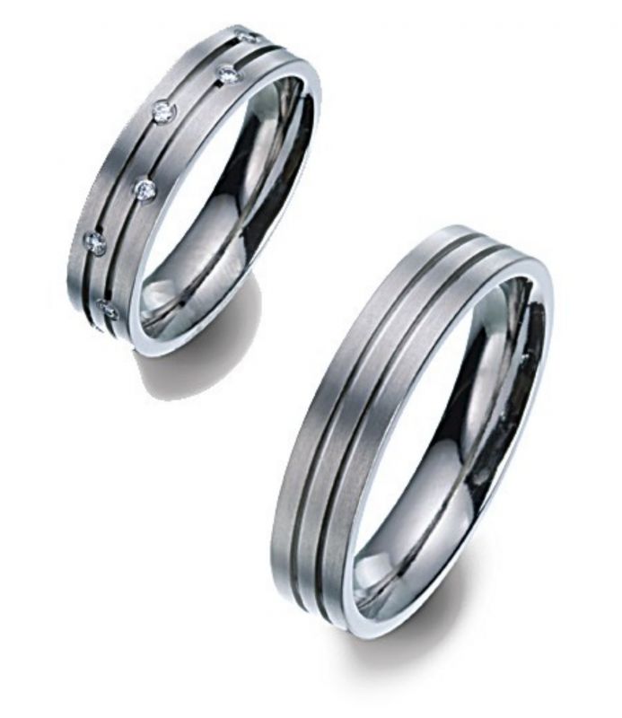 TitanFactory Trauringe/Eheringe 51647-51646