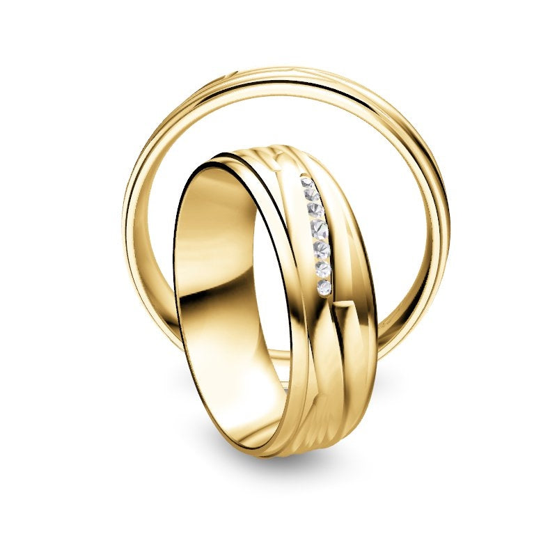 Nowotny Collection Ruesch Eheringe Honeymoon Solid V 66/45050/060-66/45060/060
