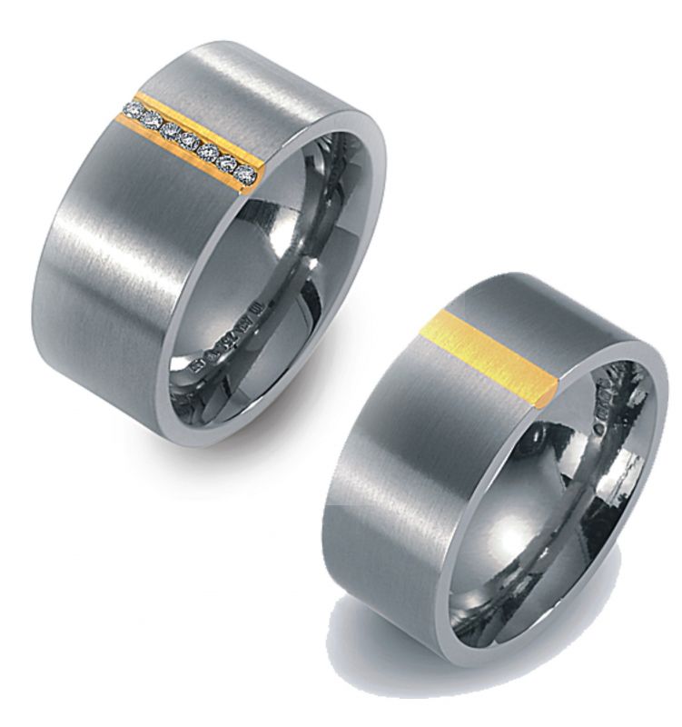 TitanFactory Trauringe/Eheringe 50983-50983B