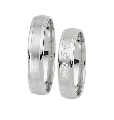 Schwarz Eheringe/Trauringe Pure Love 925-159