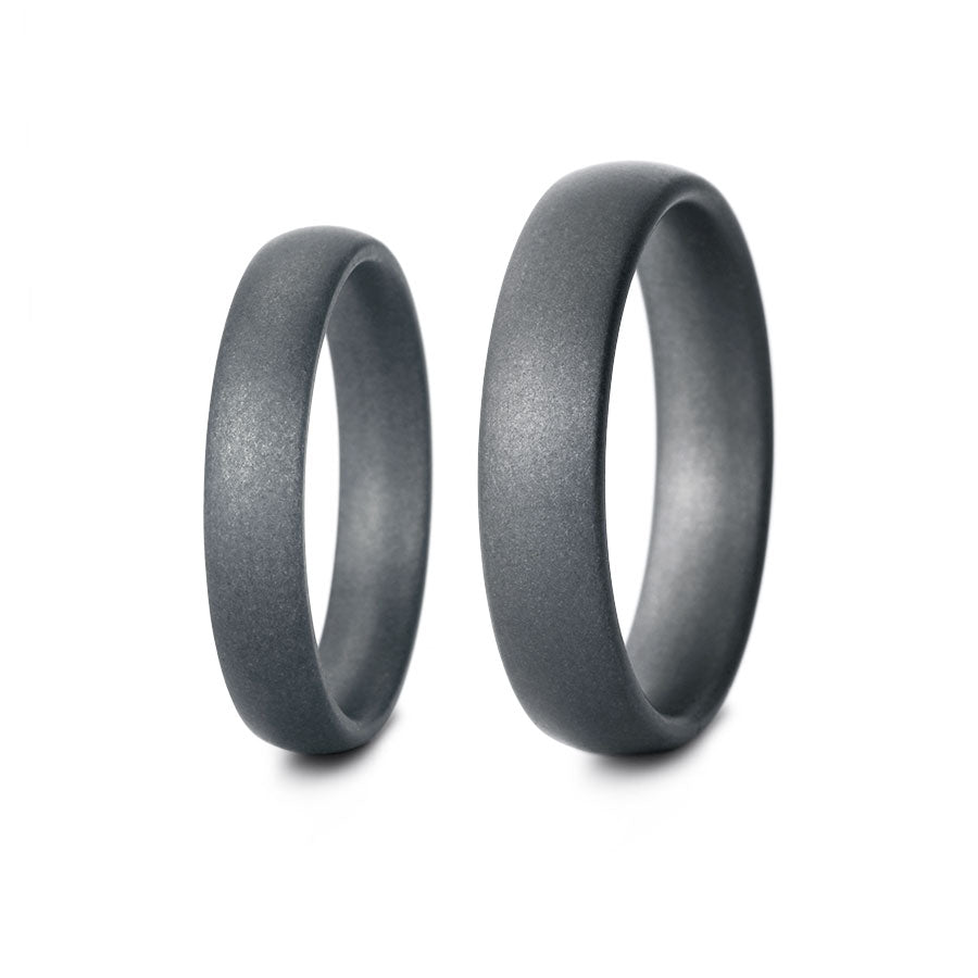 Tantal Eheringe Fein-Matt P1 4+5 mm Tantalum Magic