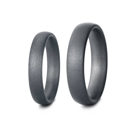 Tantal Eheringe Fein-Matt P1 4+5 mm Tantalum Magic