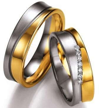 Nowotny Collection Ruesch Trauringe/Eheringe Bicolor 72/10130/060-72/10140/060
