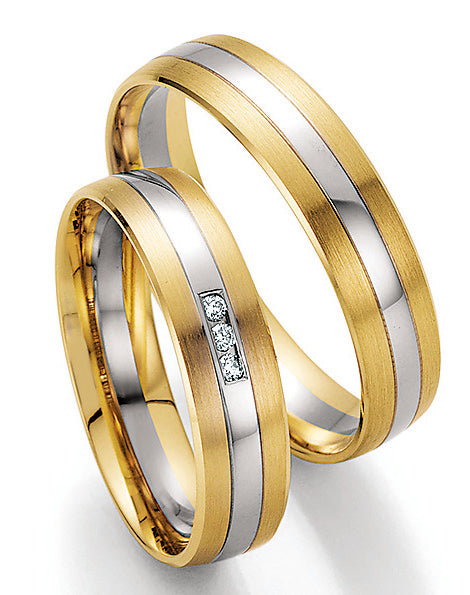 Nowotny Collection Ruesch Trauringe/Eheringe Honeymoon Pure Bicolor 66/32110-50-66/32120-50