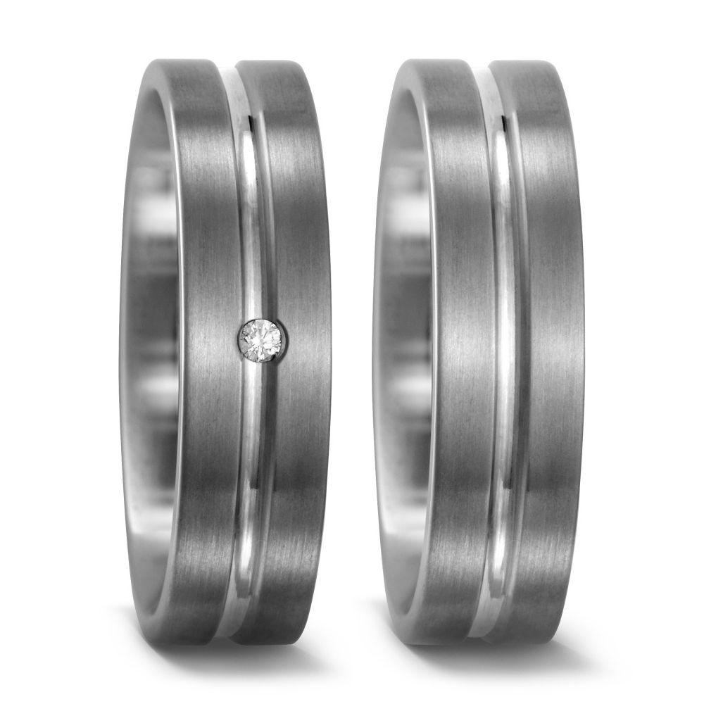 TitanFactory Titan Trauringe/Eheringe 51411/001/002/2000-51411/001/000/2000