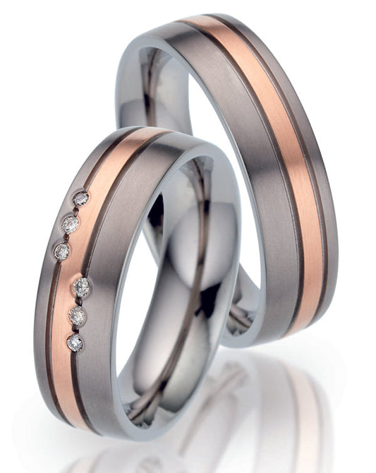 TitanFactory Trauringe/Eheringe 52363-52364
