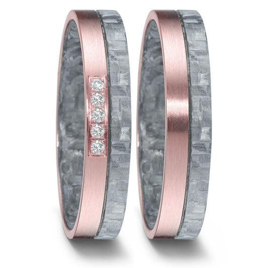 TitanFactory Eheringe/Trauringe Bicolor 52519/001/005/N779-52519/001/000/N779