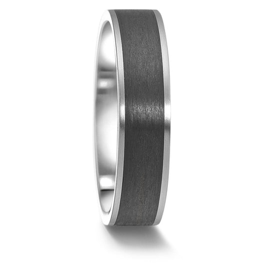 TeNo Trauringe/Eheringe 063.6100.XX-063.6100.XX Starlight Stahl/Karbon
