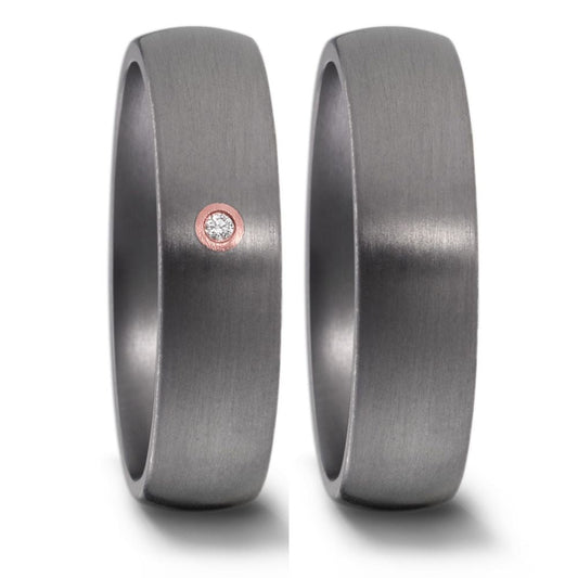 TitanFactory Trauringe/Eheringe Tantal Bicolor 59612/003/001/X745-59612/003/000/X000