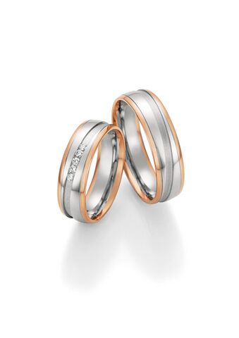 Nowotny Collection Ruesch Eheringe Honeymoon Visions Bicolor 66/37090-060-66/37100-060