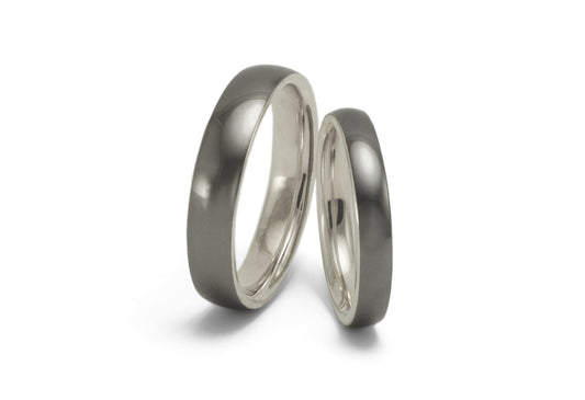 Tantal/Silber Ringe Axial by Haudarin