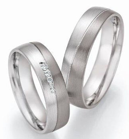 Nowotny Collection Ruesch Trauringe Honeymoon Oro Palladium Bicolor 66/64010/055-66/64020/055
