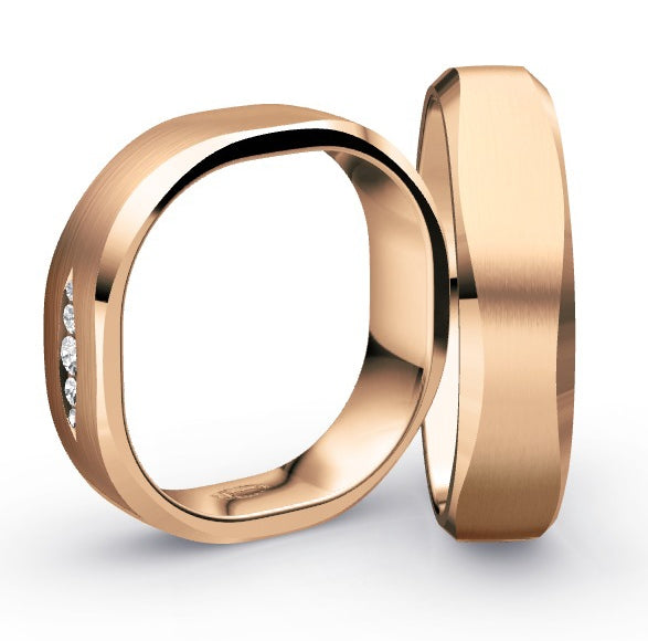 Nowotny Collection Ruesch Eheringe Honeymoon Quadra 66/49010/055-66/49020/055