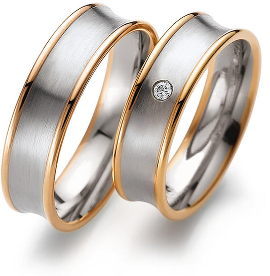 Gerstner Bicolor Trauringe/Eheringe - 4/20139-6