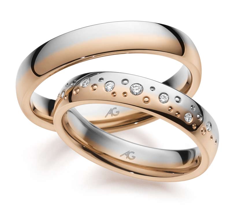Gerstner Eheringe/Trauringe Bicolor 4/28828/4.5-28828/4.5