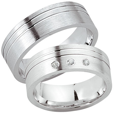 Dein-ehering, Eheringe/Trauringe, Prata, HT 028