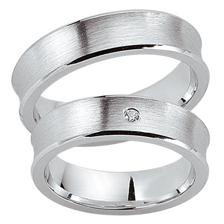 Dein-ehering, Eheringe/Trauringe, Prata, HT 034