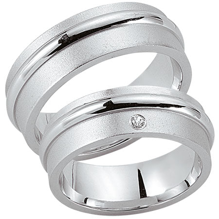 Dein-ehering, Eheringe/Trauringe, Prata, HT 043