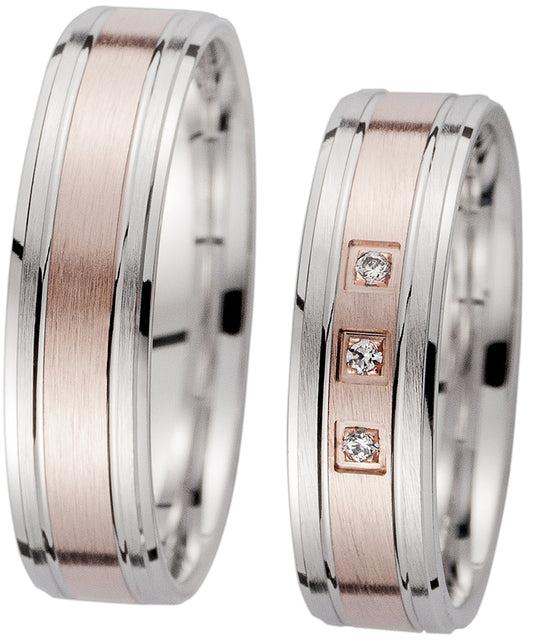Cilor Trauringe/Eheringe Perfect Love Bicolor HR 25A