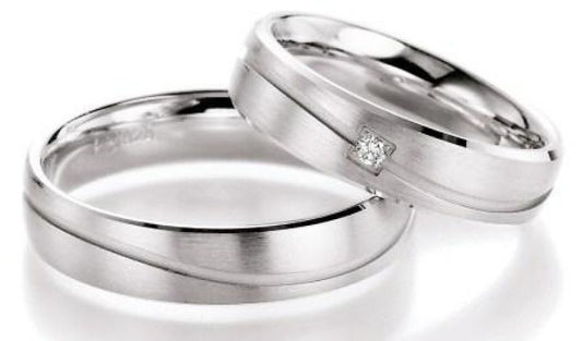 Nowotny Collection Ruesch Eheringe Silver-Inspiration Brillant 55/10150-55/10160