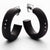 TitanFactory Ohringe, Creolen aus Carbon 29091/002/006/N000