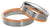 Saint Maurice Bicolor Trauringe  (Weißgold/Rotgold) 82055-82054