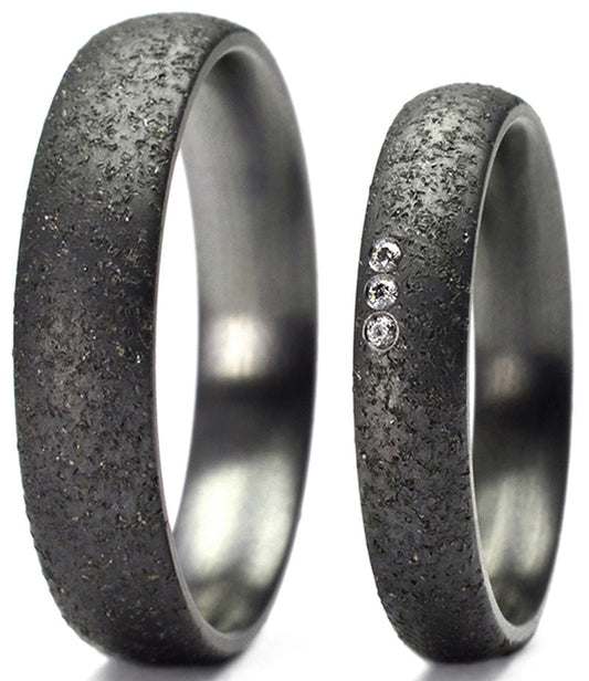 Tantalum Magic Tantal Eheringe P1 SAND 3x0.014 ct.